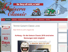Tablet Screenshot of goisern-classic.at